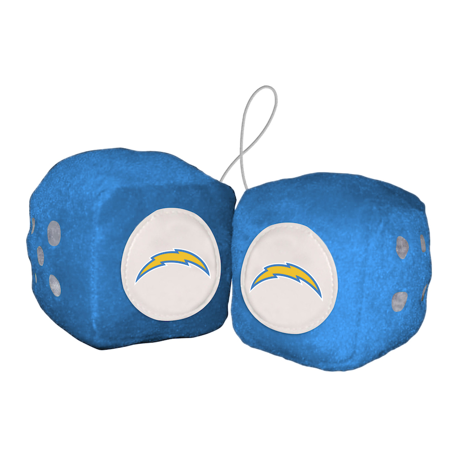 Los Angeles Chargers Fuzzy Dice