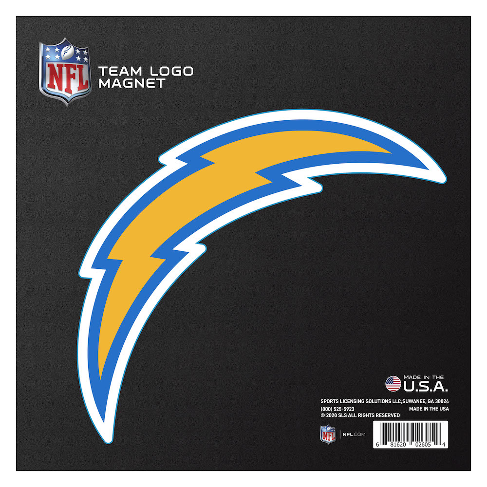 Los Angeles Chargers Large Team Logo Magnet - Indoor Outdoor