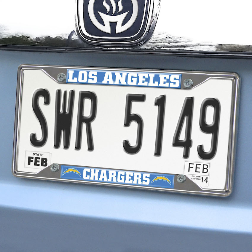 Los Angeles Chargers License Plate Frame