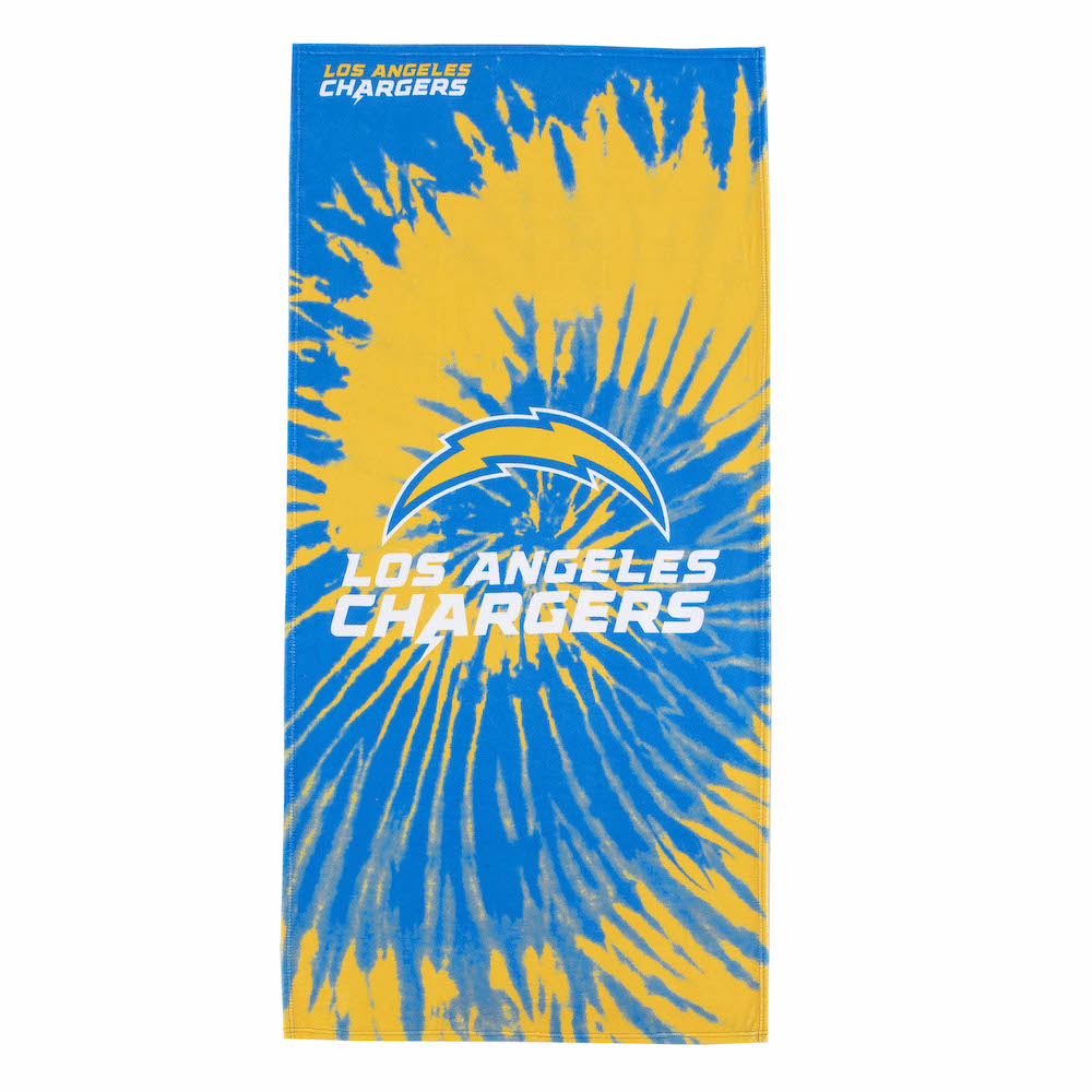 Los Angeles Chargers Pyschedelic 30x60 Beach Towel