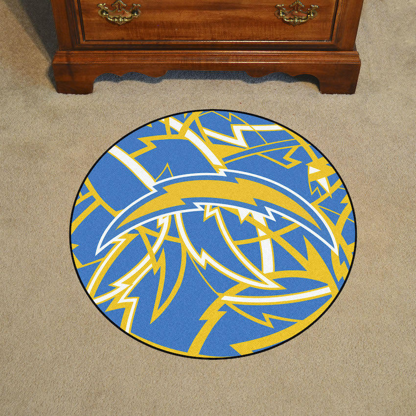 Los Angeles Chargers Quick Snap Roundel Mat