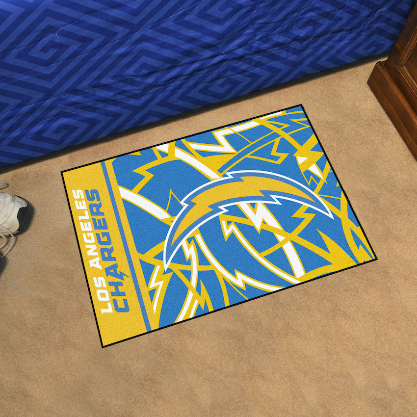 Los Angeles Chargers 20 x 30 Quick Snap Starter Floor Mat