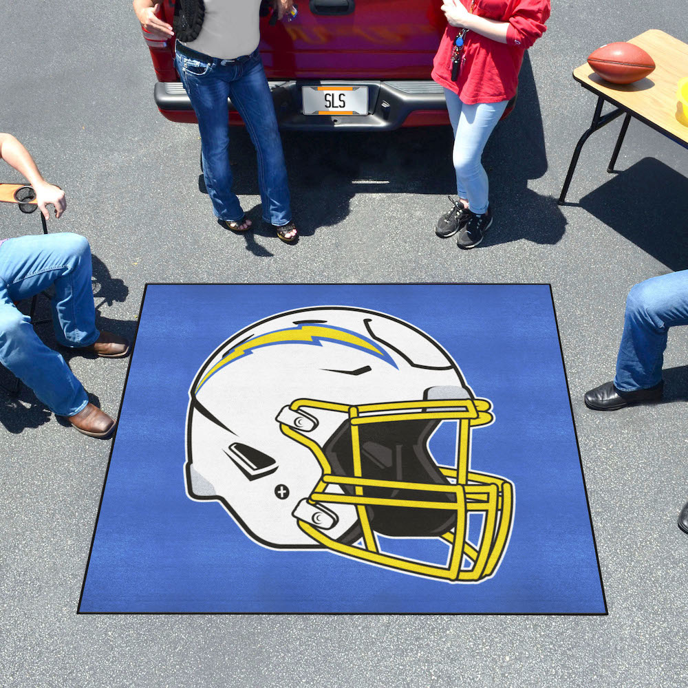 Los Angeles Chargers TAILGATER 60 x 72 Rug - Helmet Logo
