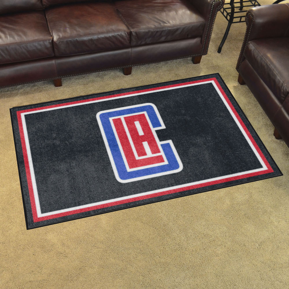 Los Angeles Clippers 4x6 Area Rug - 2nd Logo