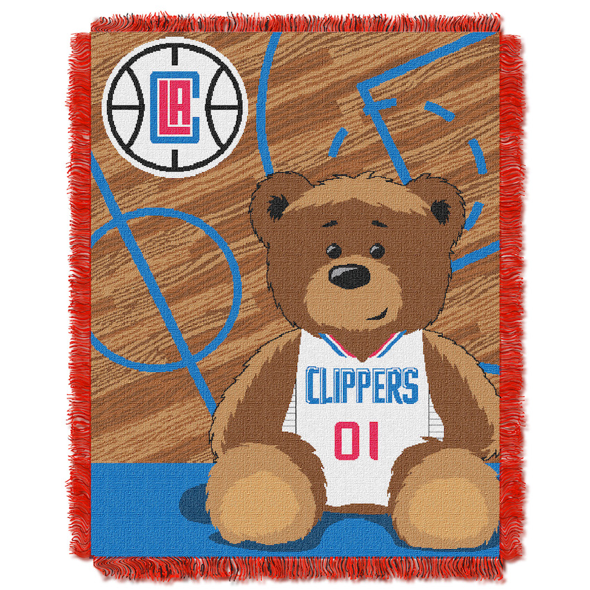 Los Angeles Clippers Woven Baby Blanket 36 x 48