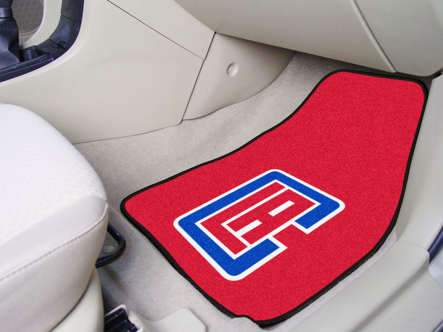 Los Angeles Clippers Car Floor Mats 18 x 27 Carpeted-Pair