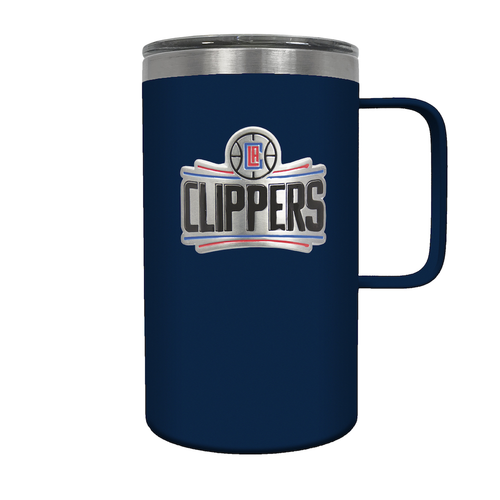 Los Angeles Clippers 18 oz HUSTLE Travel Mug - Team Color