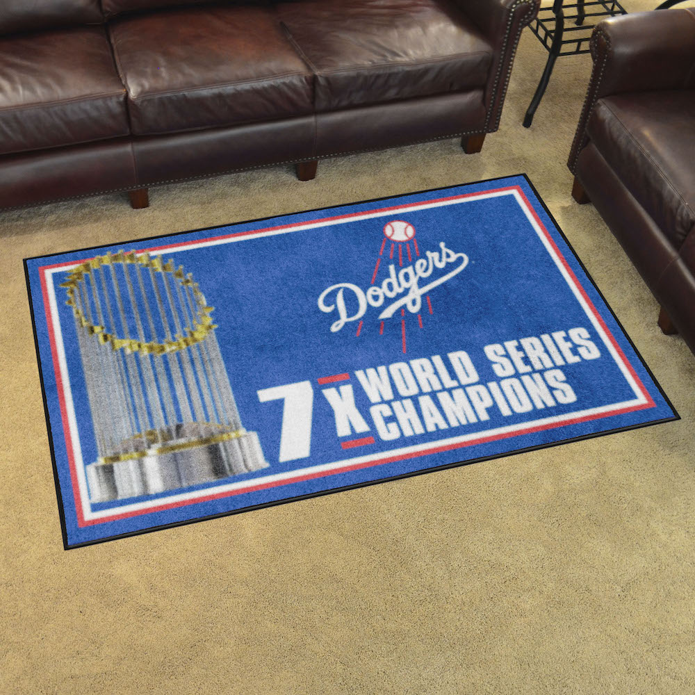 Los Angeles Dodgers 4 x 6 DYNASTY Area Rug