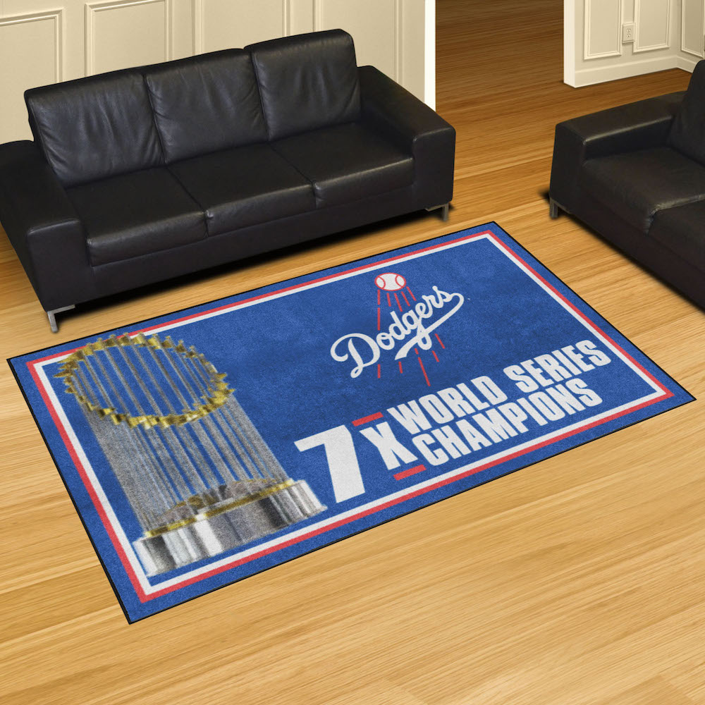 Los Angeles Dodgers 5 x 8 DYNASTY Area Rug