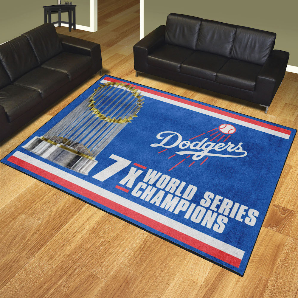 Los Angeles Dodgers 8 x 10 DYNASTY Area Rug