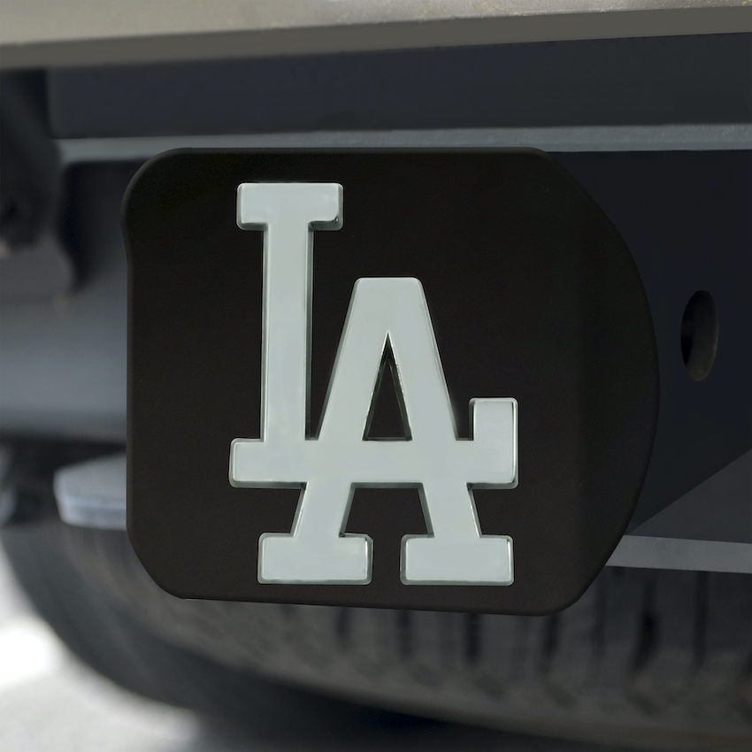 Los Angeles Dodgers BLACK Trailer Hitch Cover