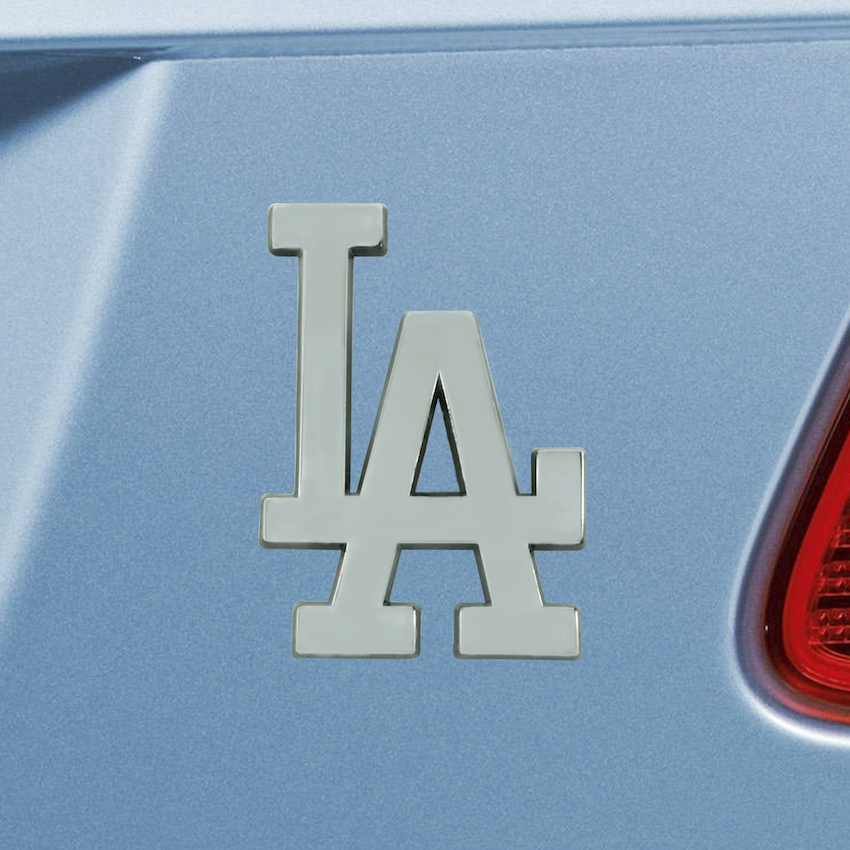 Los Angeles Dodgers Chrome Metal Auto Emblem