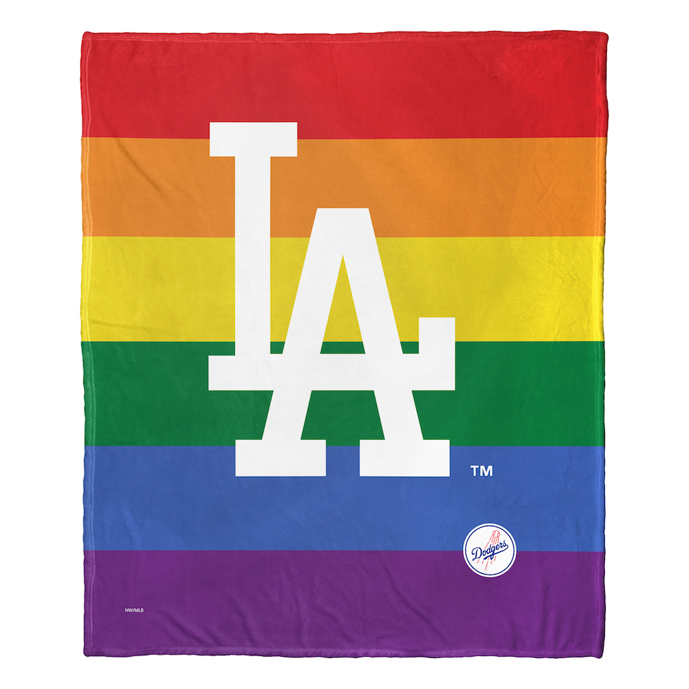 Los Angeles Dodgers CELEBRATE Silk Touch Throw Blanket 50 x 60 inch