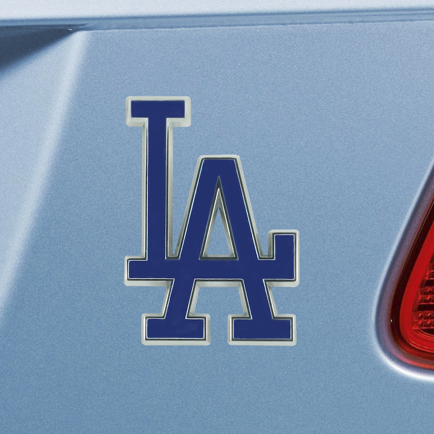 Los Angeles Dodgers Color Metal Auto Emblem