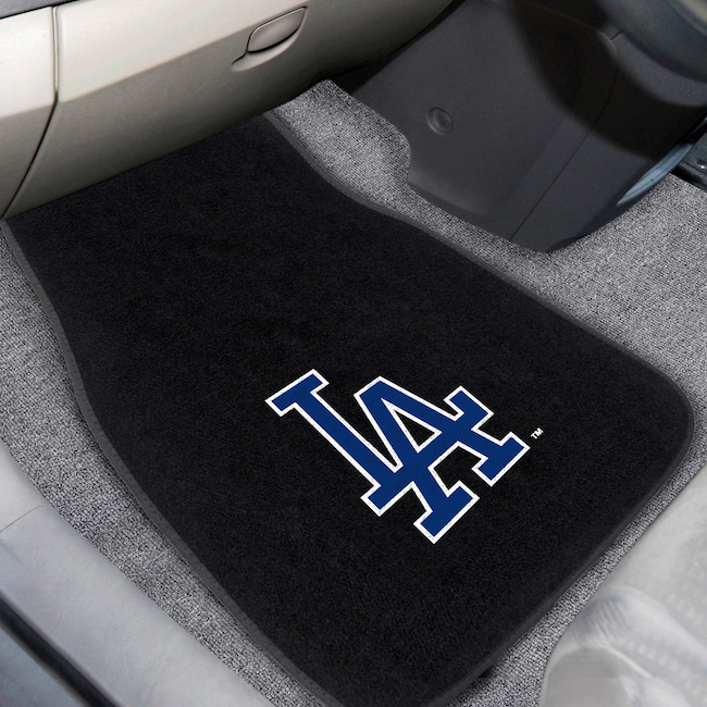 Los Angeles Dodgers Car Floor Mats 17 x 26 Embroidered Pair