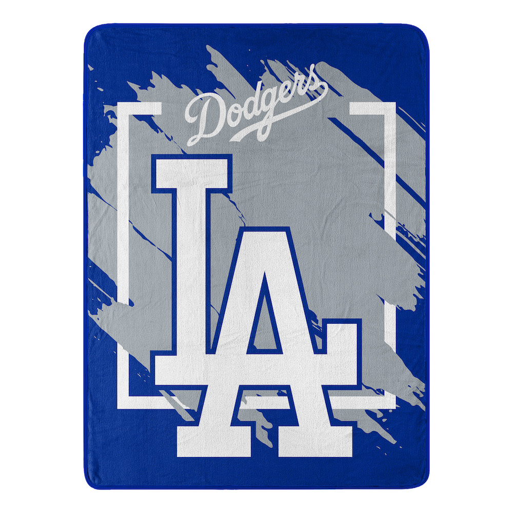 Logo Brands Los Angeles Dodgers Raschel Throw Blanket