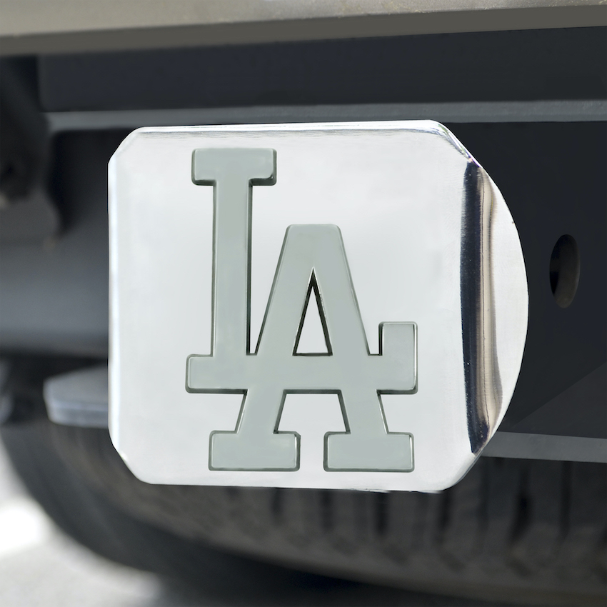 Los Angeles Dodgers Chrome Trailer Hitch Cover