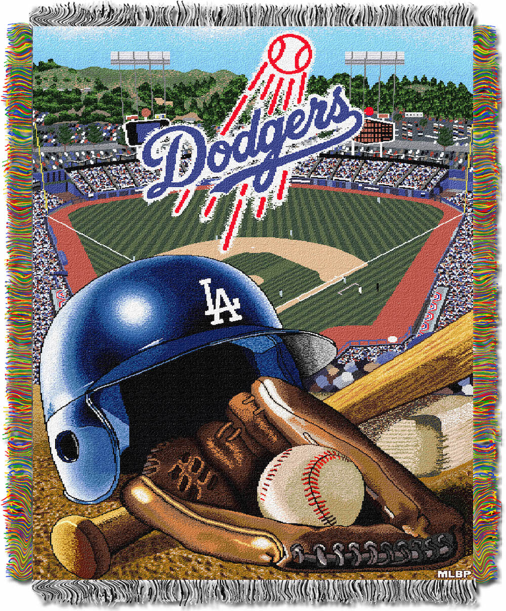 Los Angeles Dodgers Home Field Advantage Series Tapestry Blanket 48 x 60