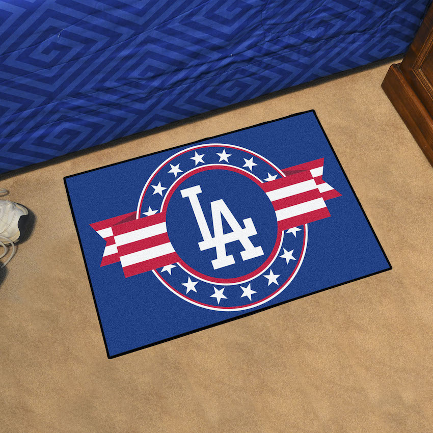 Los Angeles Dodgers 20 x 30 PATRIOTIC Starter Floor Mat