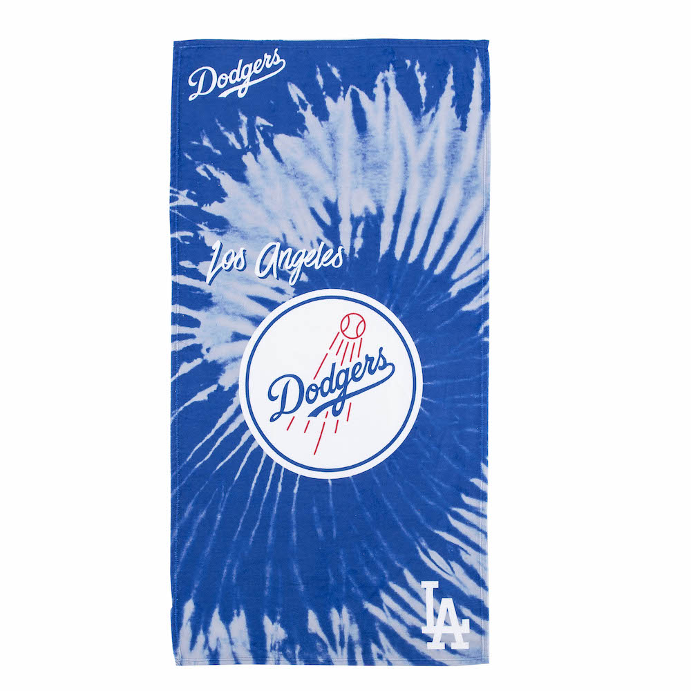 Los Angeles Dodgers Pyschedelic 30x60 Beach Towel