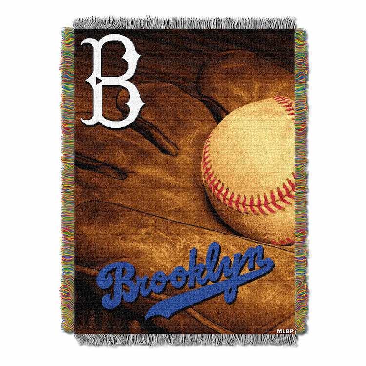 Los Angeles Dodgers Commemorative VINTAGE Tapestry Throw