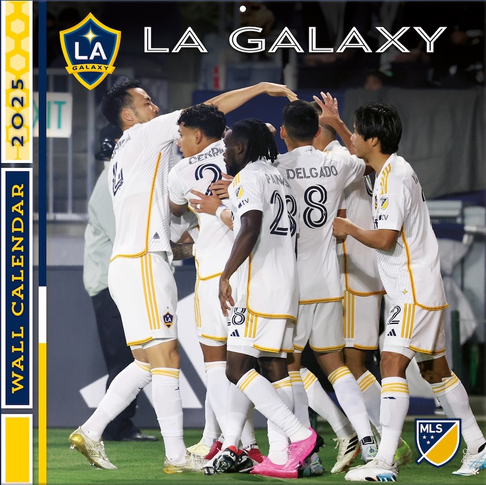 Los Angeles Galaxy 2025 MLS Team Wall Calendar