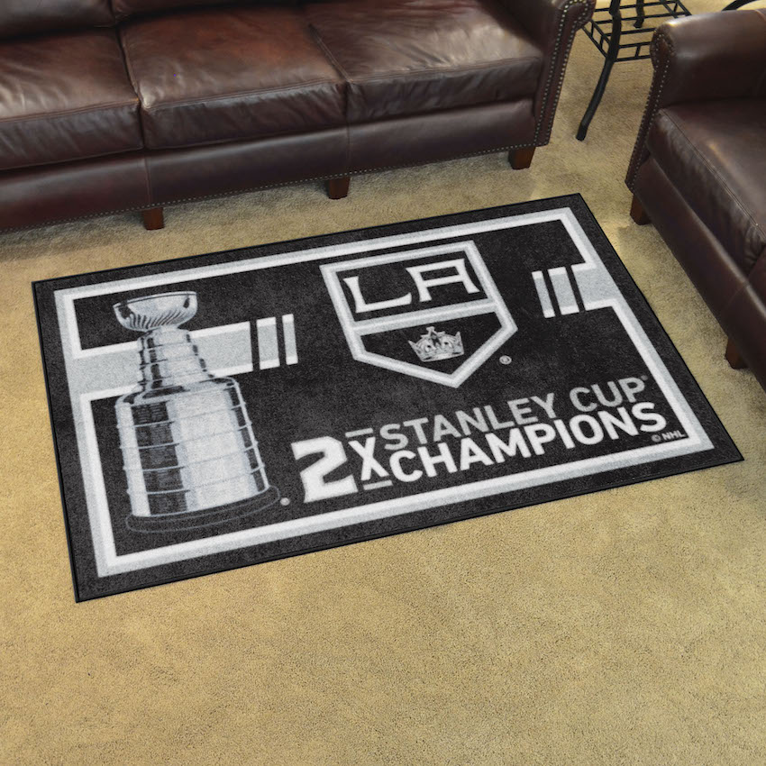 Los Angeles Kings 4 x 6 DYNASTY Area Rug