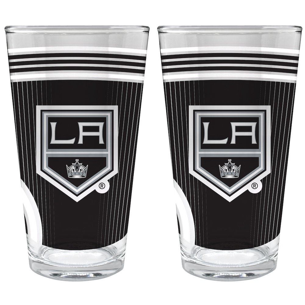 Los Angeles Kings COOL VIBES 2 pc Pint Glass Set