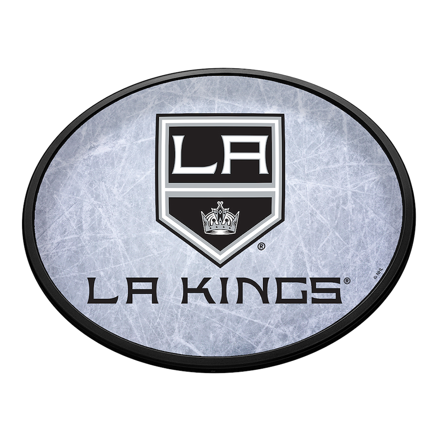 Los Angeles Kings Slimline Oval LED Wall Sign ~ ICE RINK