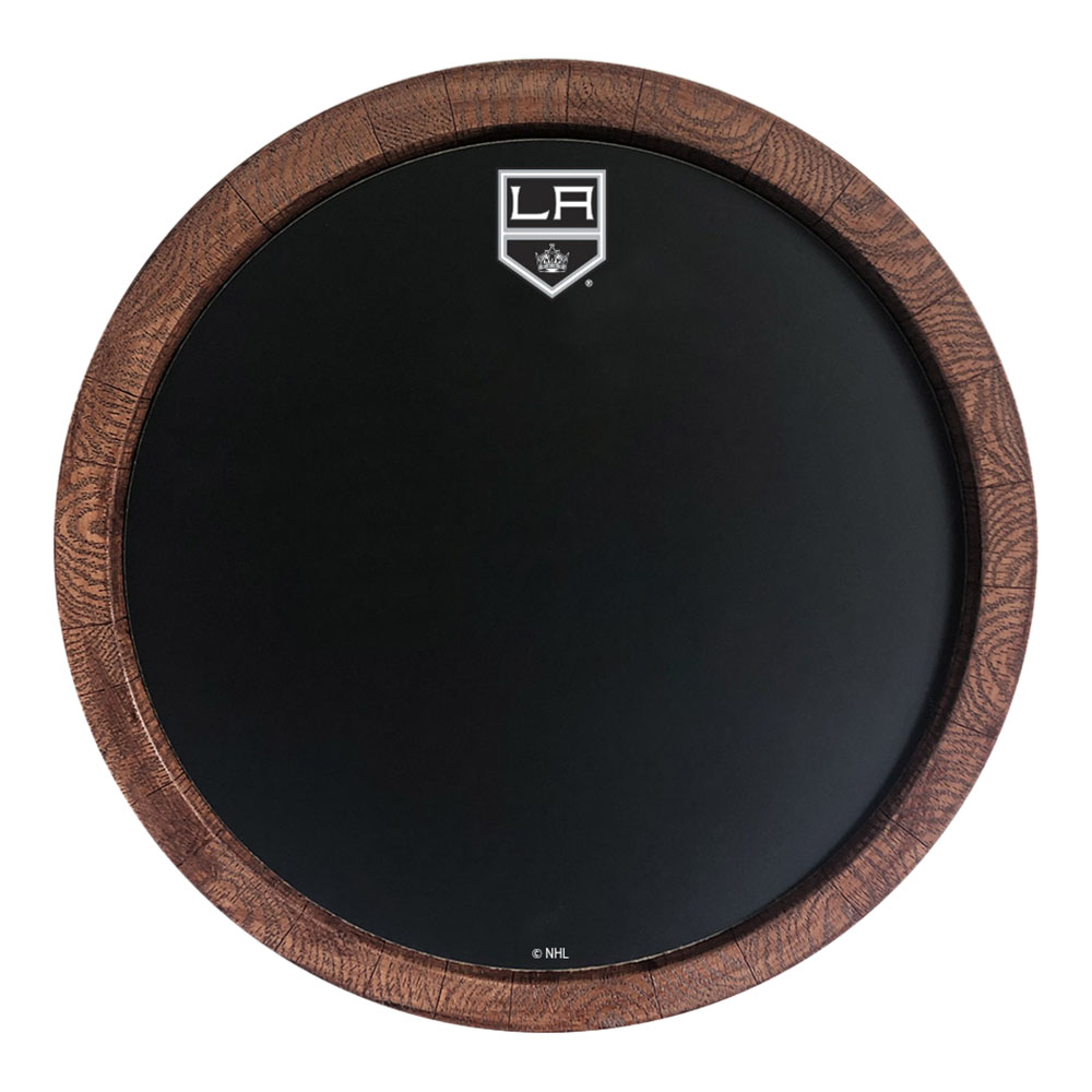 Los Angeles Kings Chalkboard FAUX Barrel Top Sign