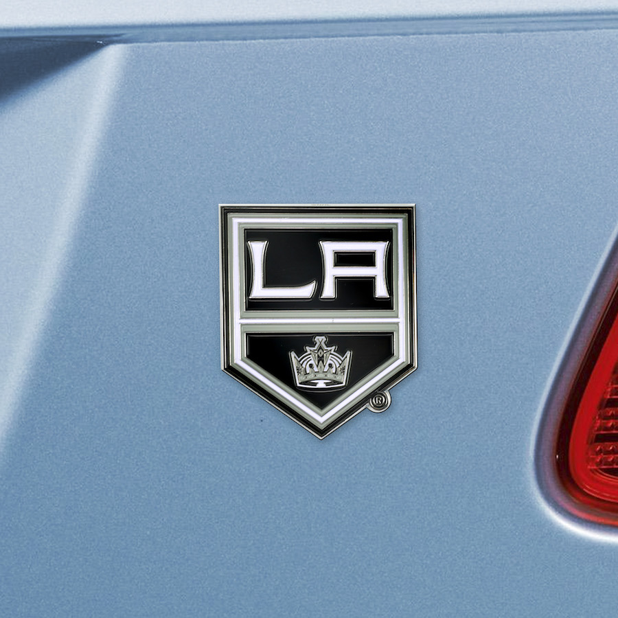 Los Angeles Kings Color Metal Auto Emblem