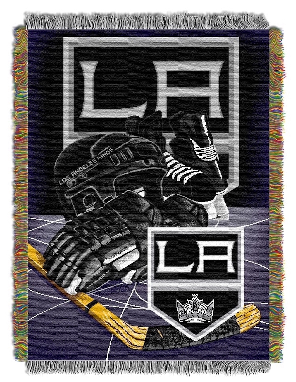 Los Angeles Kings Home Ice Advantage Series Tapestry Blanket 48 x 60