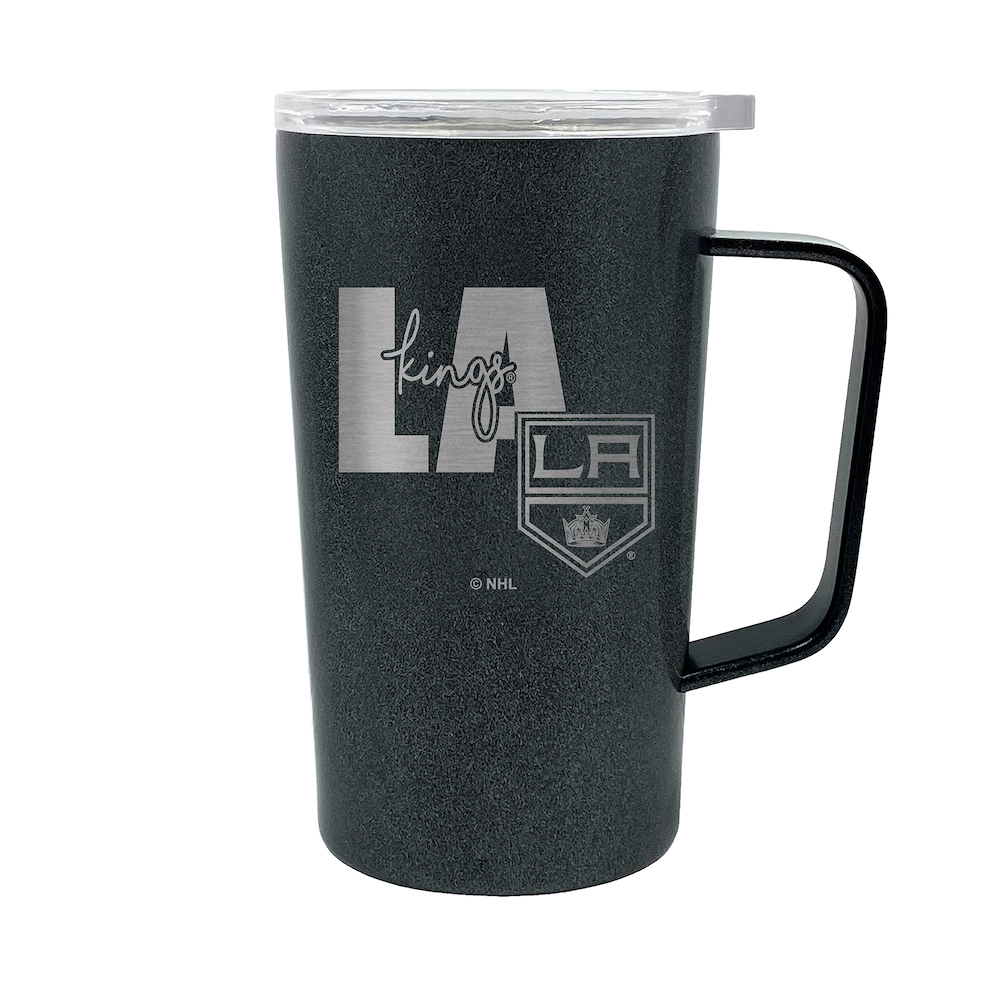 Los Angeles Kings 18 oz HUSTLE Travel Mug - ONYX