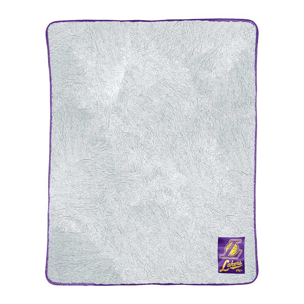 Los Angeles Lakers 2 Tone SHERPA Throw Blanket