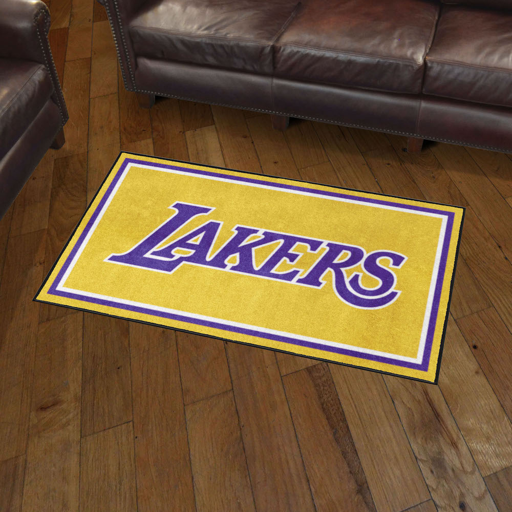 Los Angeles Lakers 3x5 Area Rug - 2nd Logo