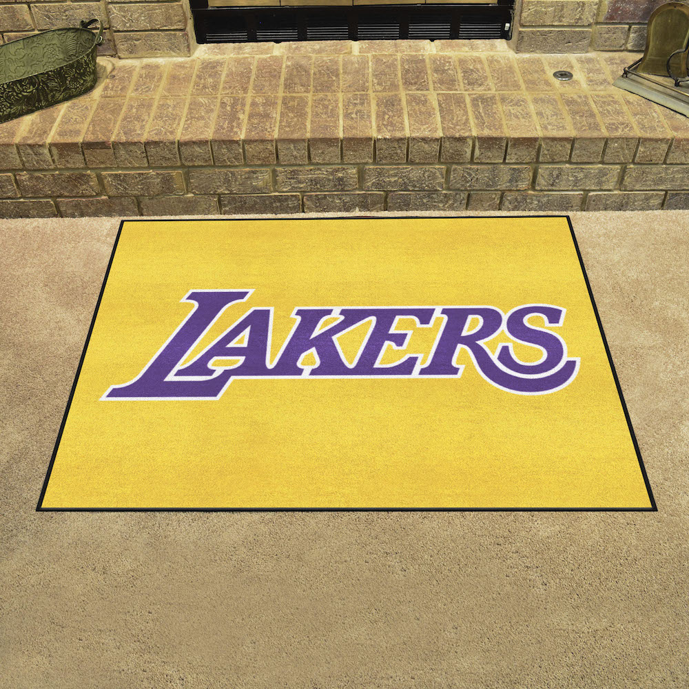 Los Angeles Lakers ALL STAR 34 x 45 Floor Mat - 2nd Logo