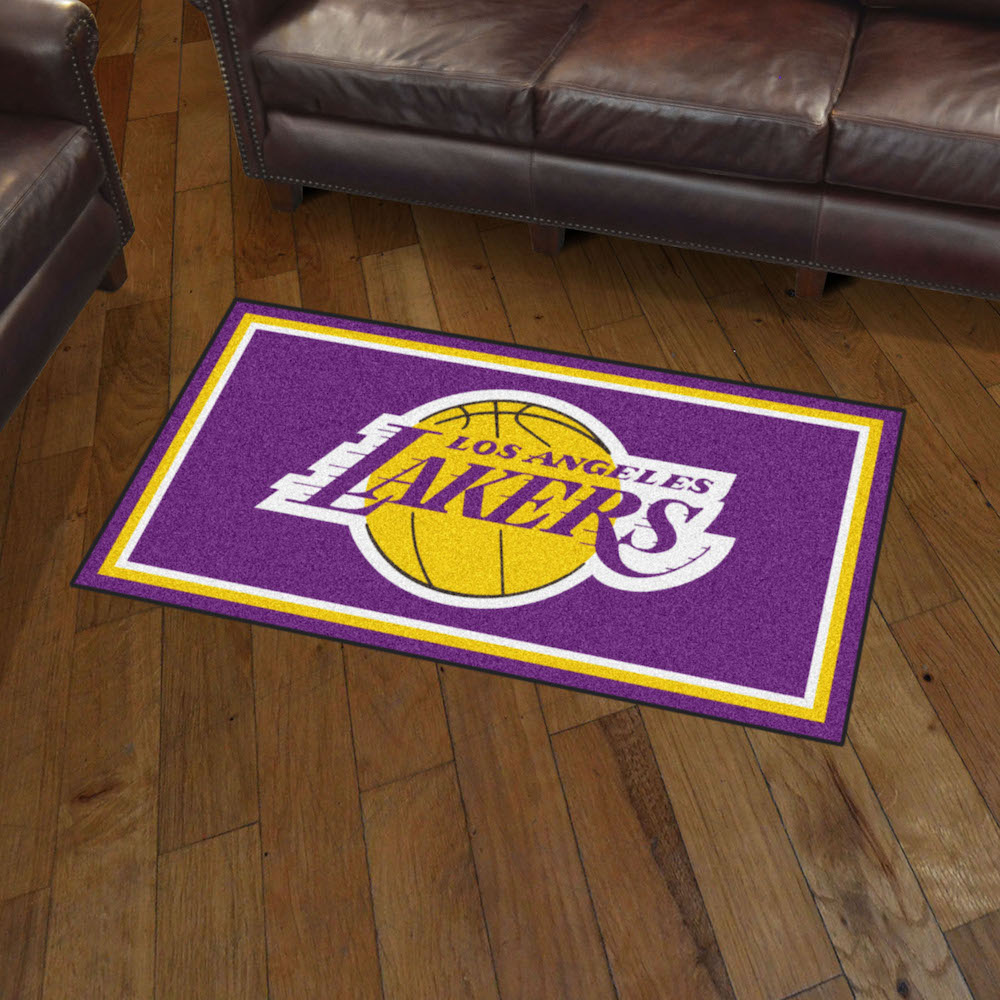 Los Angeles Lakers 3x5 Area Rug