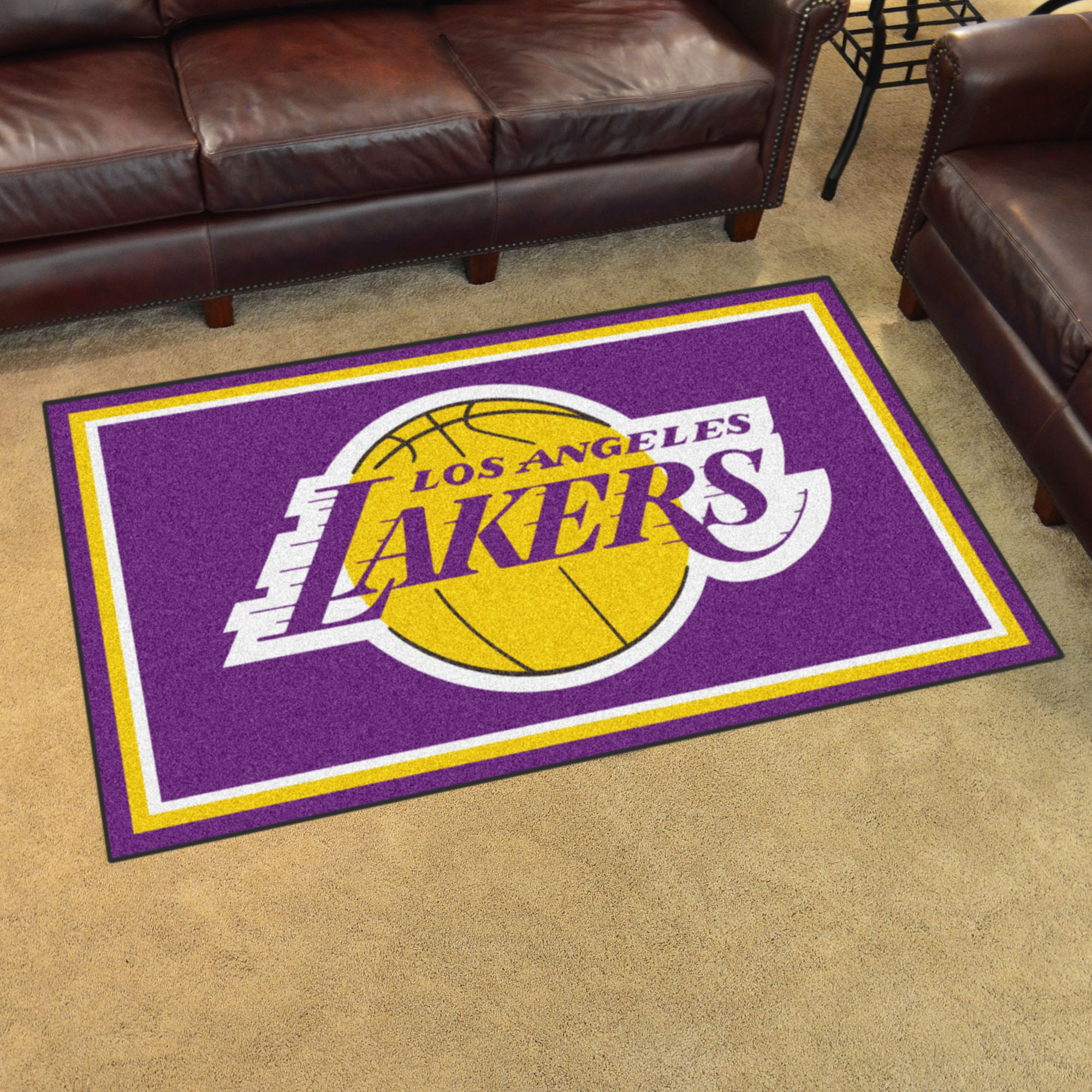 Los Angeles Lakers 4x6 Area Rug