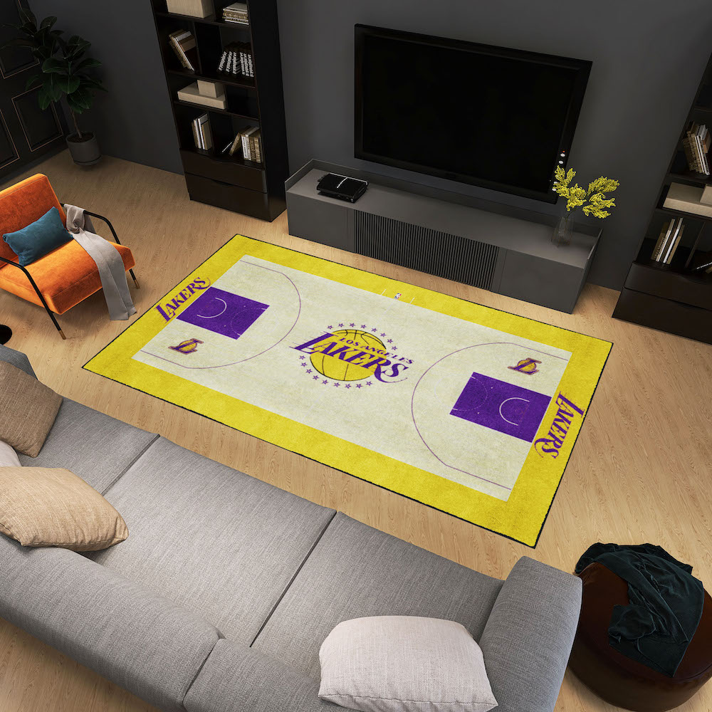 Los Angeles Lakers 6x10 Ft Ultra Plush Area Rug