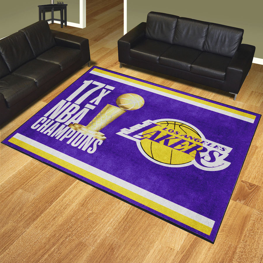 Los Angeles Lakers 8 x 10 DYNASTY Area Rug