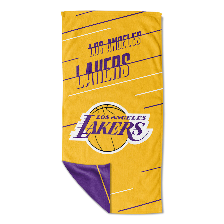 Los Angeles Lakers Beach Towel and Mesh Bag Set