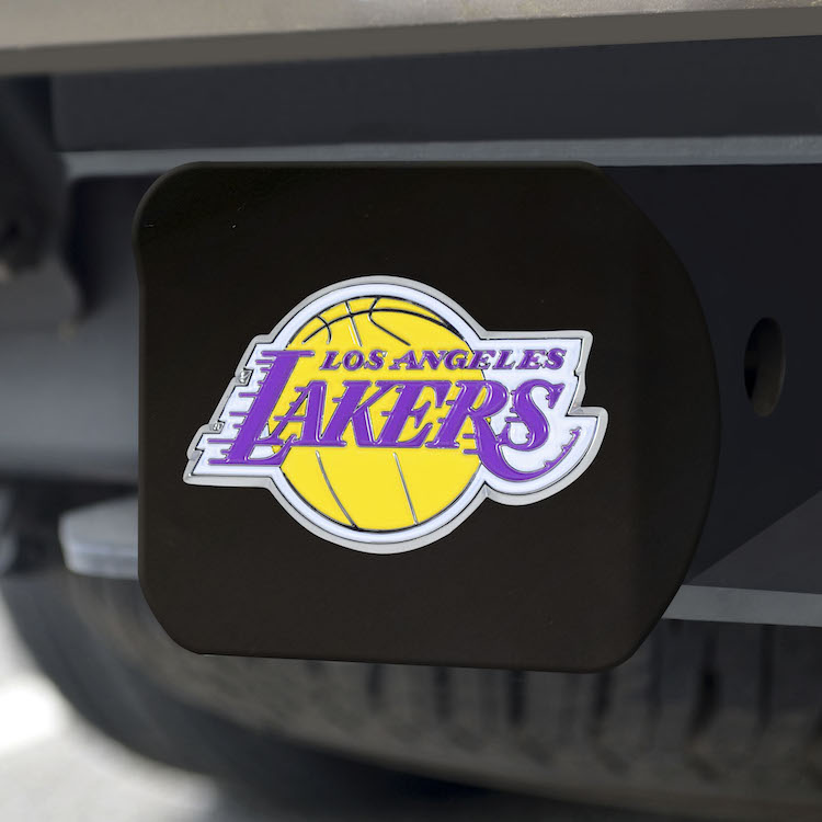 Los Angeles Lakers Black and Color Trailer Hitch Cover