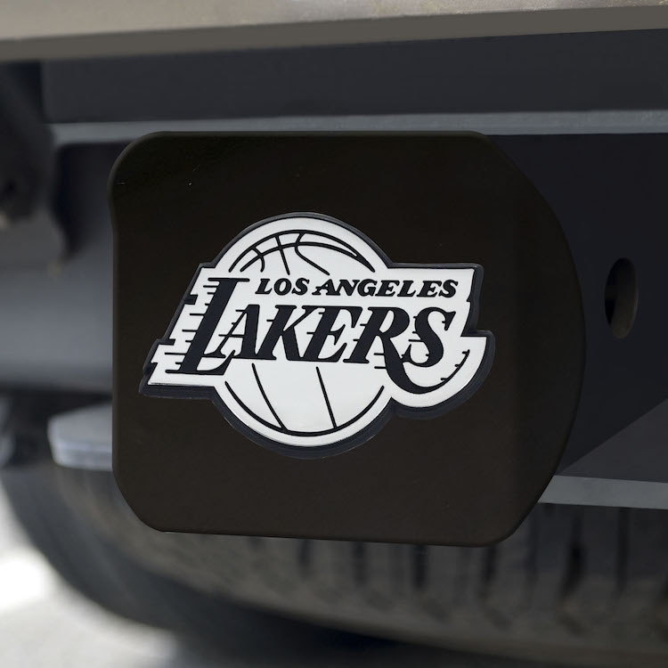 Los Angeles Lakers BLACK Trailer Hitch Cover