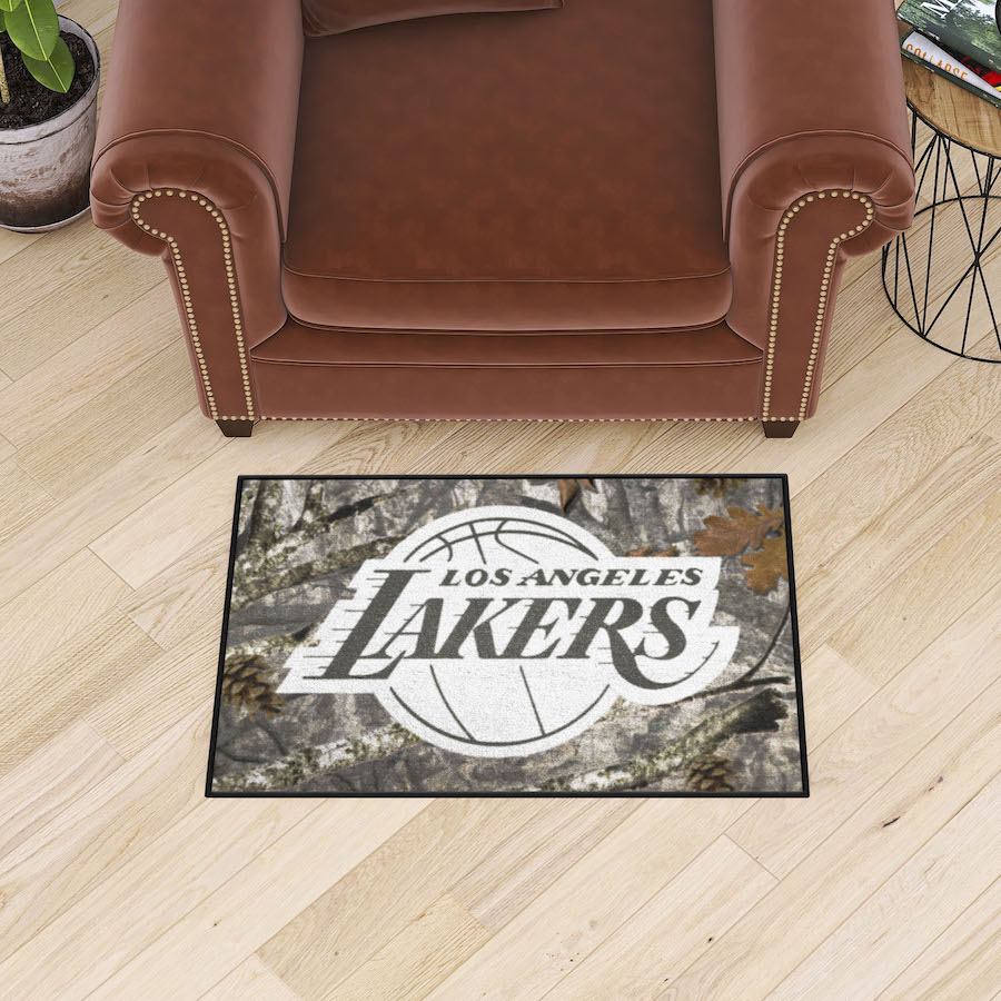 Los Angeles Lakers CAMO 20 x 30 Starter Floor Mat