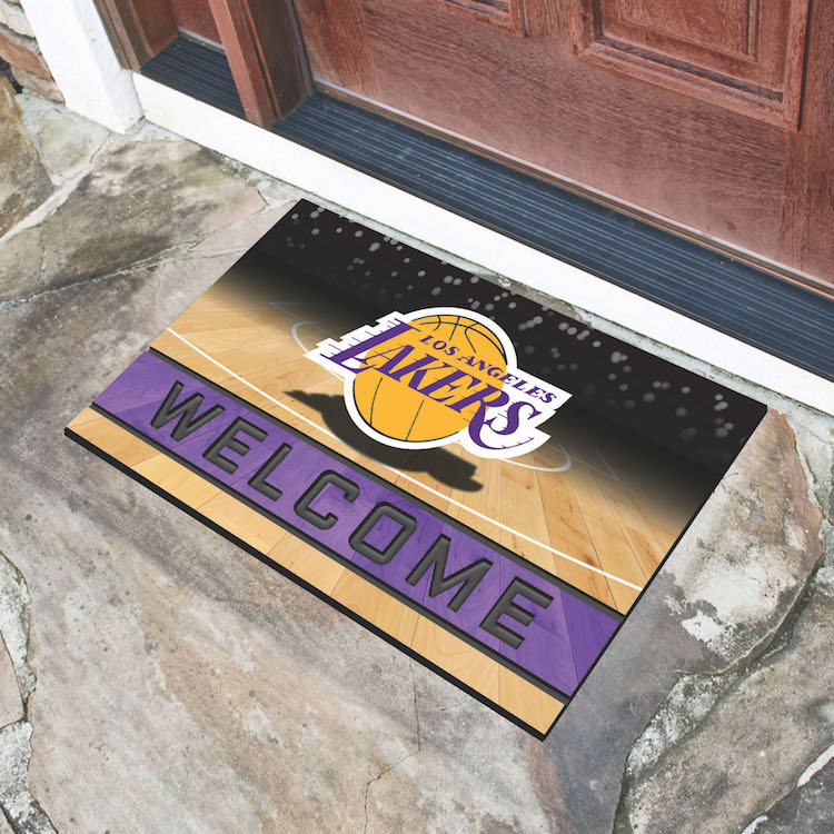 Los Angeles Lakers Recycled Crumb Rubber Door Mat