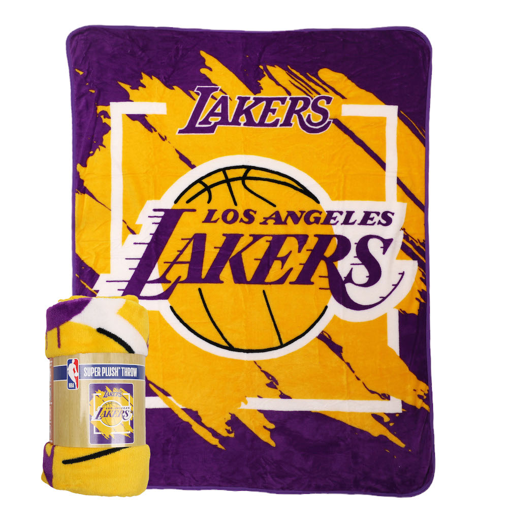 Los Angeles Lakers Micro Raschel 50 x 60 Team Blanket