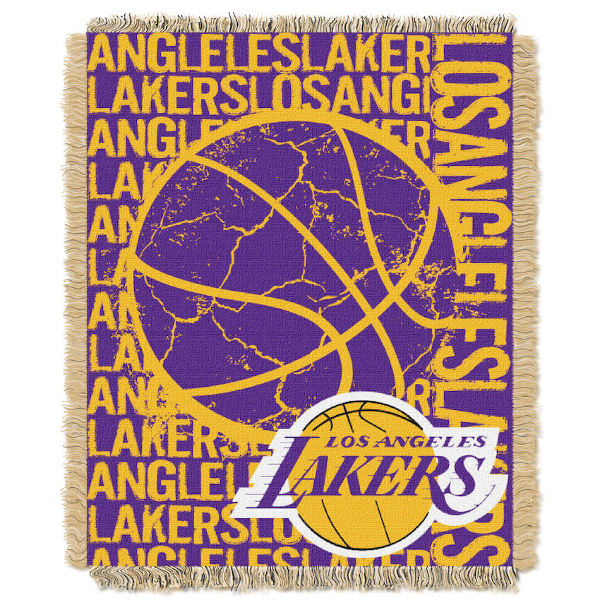 Los Angeles Lakers Double Play Tapestry Blanket 48 x 60