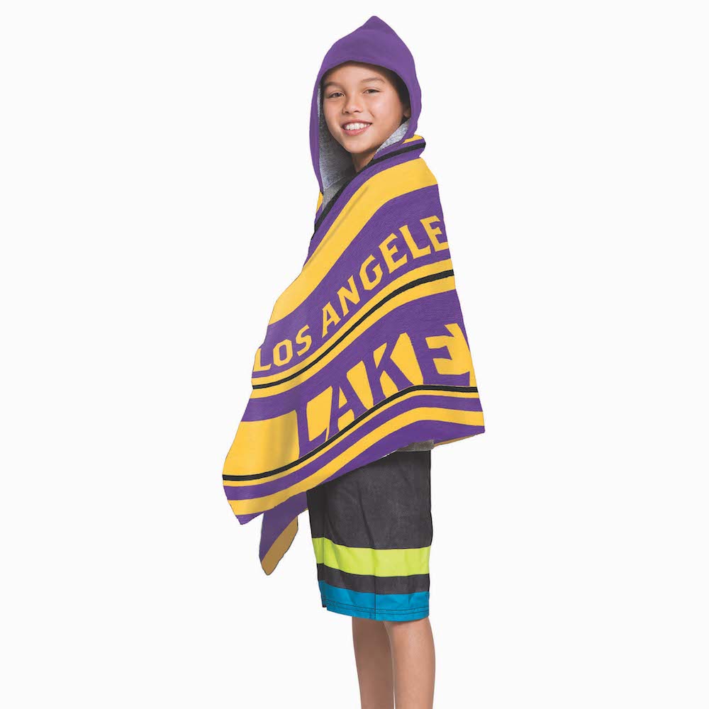 Los Angeles Lakers Youth Hooded Beach Towel