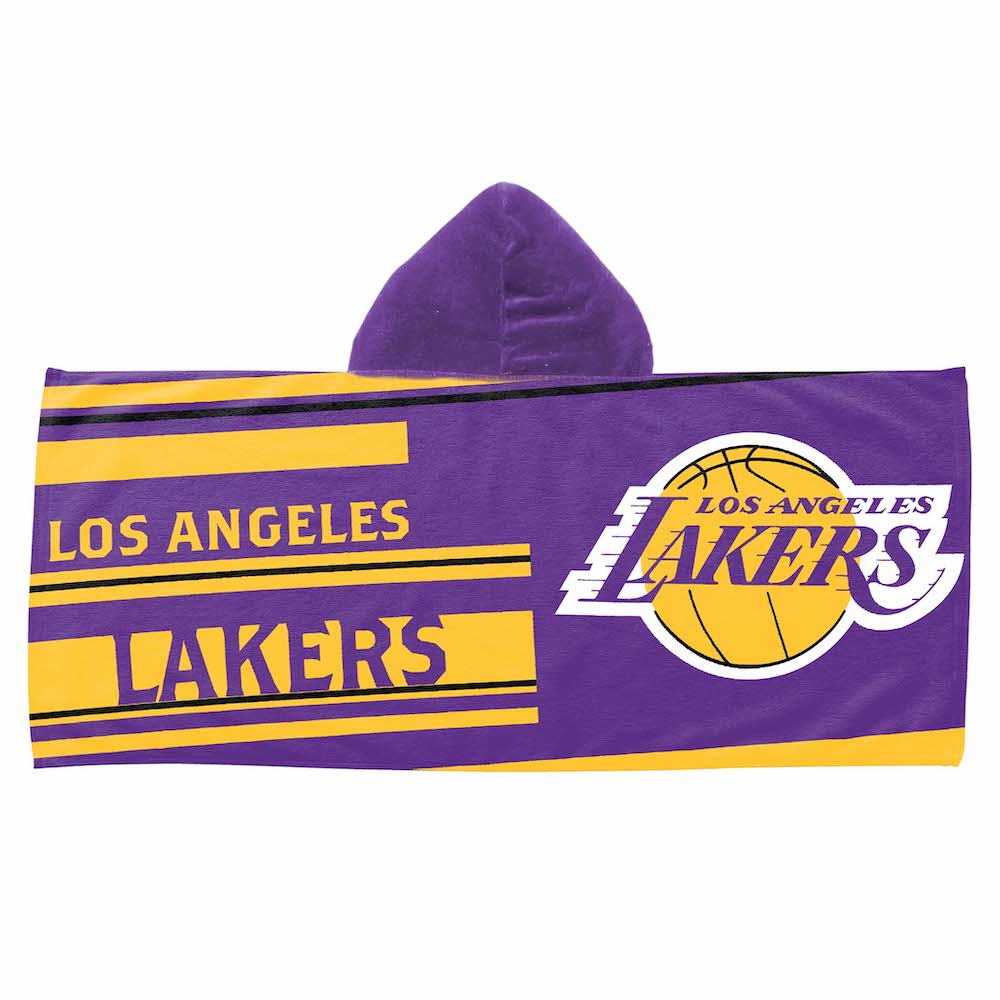 Los Angeles Lakers Youth Hooded Beach Towel