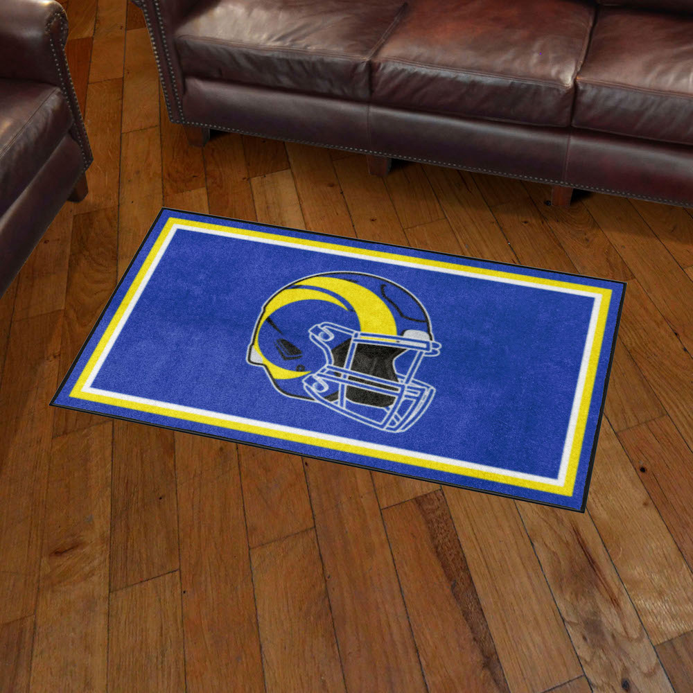 Los Angeles Rams 3x5 Area Rug - Helmet Logo